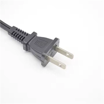 Inivèsèl Usa 2 Prong fil kouran